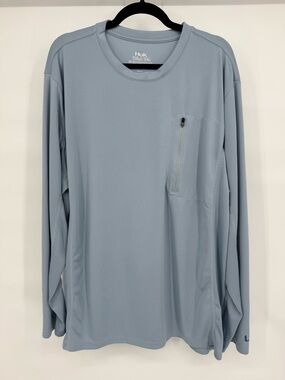Huk Fishing Performance Shirt XXL Long Sleeve Tech Pocket Lightweight Outdoors